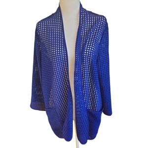 ROYAL BLUE BEACH COVER-UP
